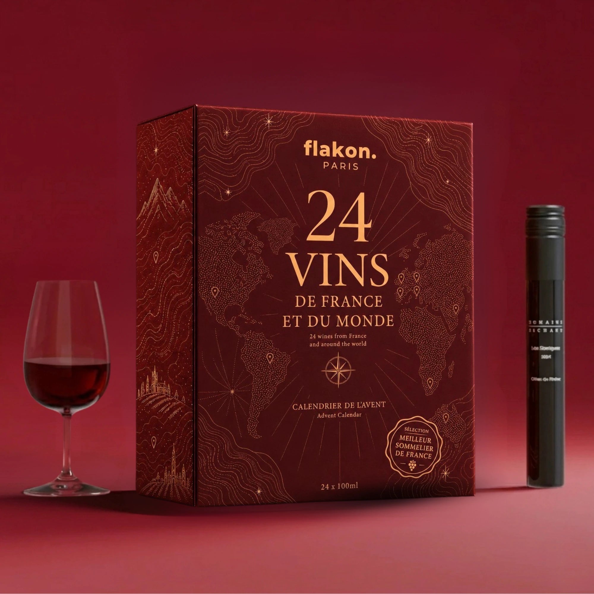 Calendrier de l'Avent Vin - 24 Vins de France et du Monde