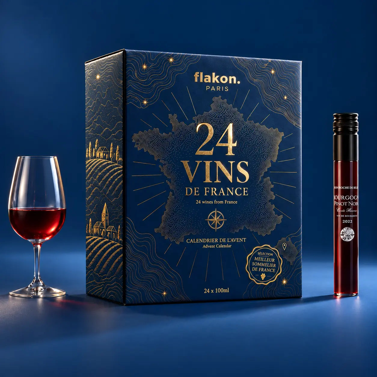 Calendrier de l'Avent - 24 Vins de France